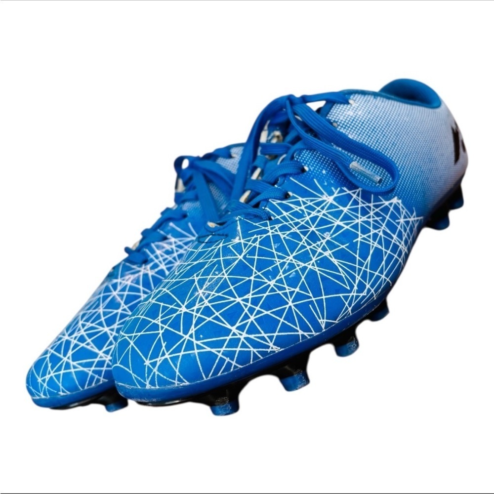 Blue & White Athletic Indoor & Outdoor Youth (Boy’s) Soccer Cleats Size Youth 8 - Picture 7 of 10